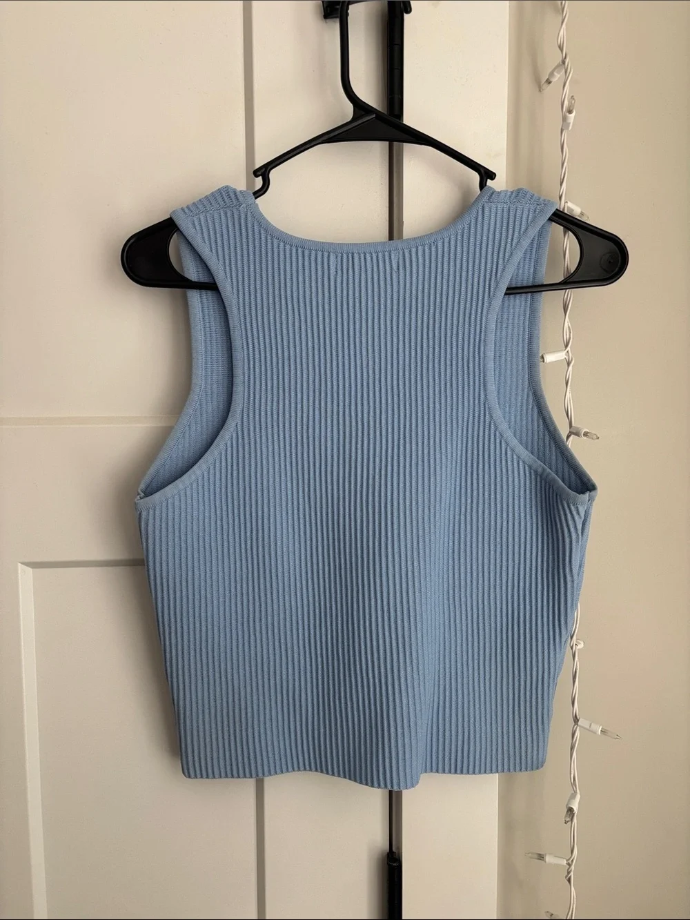 Altar'd State Light Blue Ribbed Tank Top - Picture 3 of 3